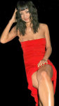 Different pictures of the chinese actress <b>Bai Ling</b>, that (don't be fooled by the tiny thumbnails) seems to like showing her nipples to everyone, especially on a red carpet when wearing a stunning and revealing red dress.